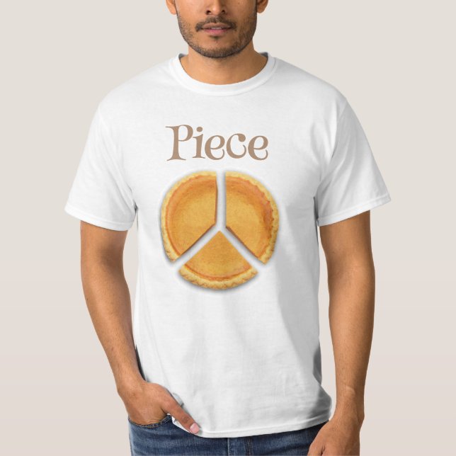 "Piece" peace symbol T-Shirt (Front)