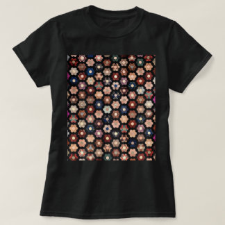 Pieced hexagons quilt T-Shirt