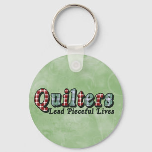 Pieceful Life Key Ring