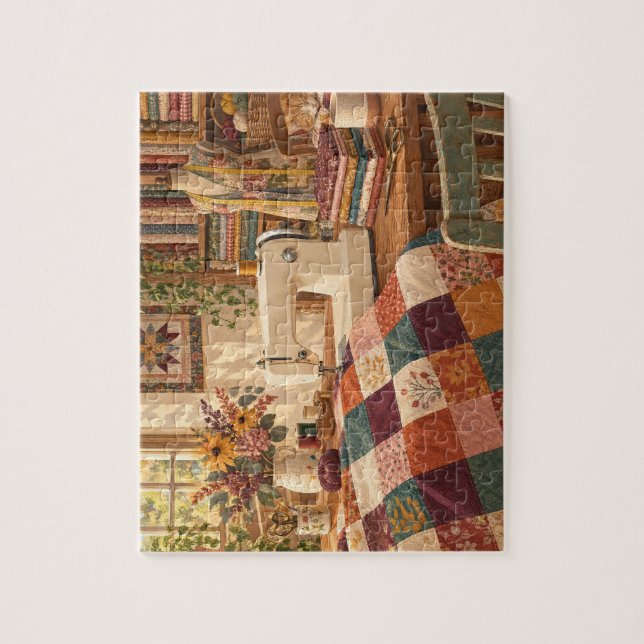 Pieces into Patterns Quilting Studio Puzzle (Vertical)