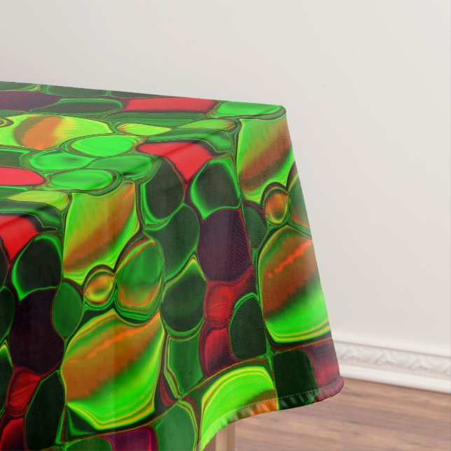 Pieces of colours, circles and rounded shapes  tablecloth (In Situ)