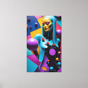 Pieces of Her Telekinesis Canvas Print
