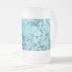 pieces of mental integration frosted glass beer mug