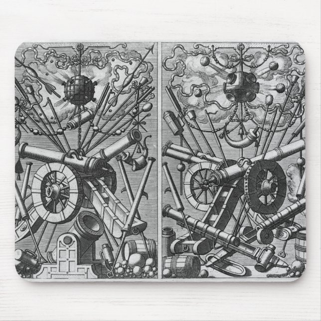 Pieces of ordnance mouse mat (Front)