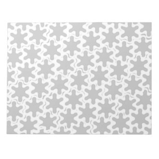Pieces of the Puzzle Notepad - Grey