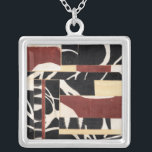 Pieces & Parts II Silver Plated Necklace<br><div class="desc">Patterns</div>