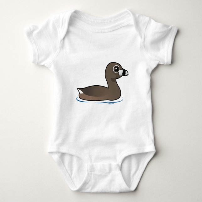 Pied-billed Grebe Baby Bodysuit (Front)