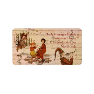 Pied Piper Collage Label