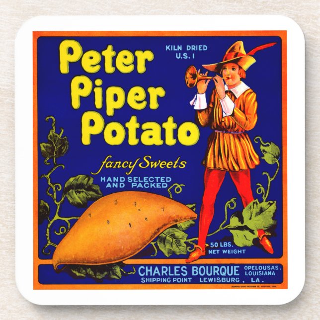 Pied Piper Potato Coaster (Front)