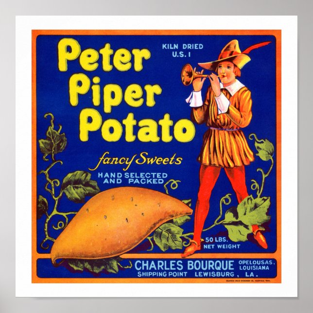Pied Piper Potato Poster (Front)