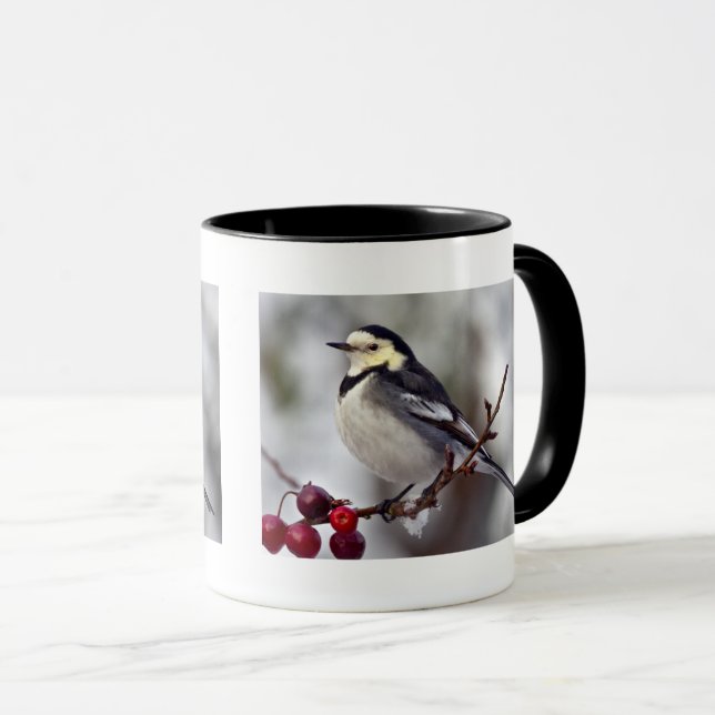 Pied Wagtail Mug (Front Right)