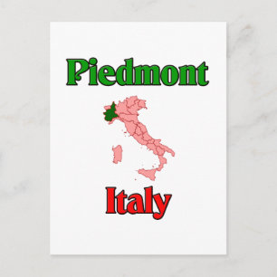 Piedmont Italy Postcard