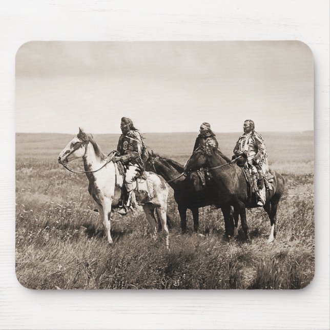 Piegan Blackfeet Chiefs Mouse Mat (Front)