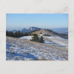 Pieniny mountains postcard
