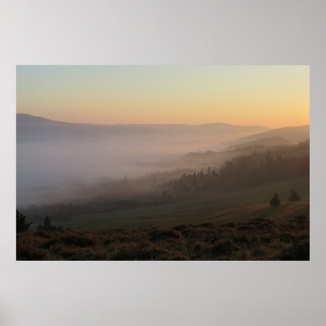 Pieniny sunrise poster (Front)