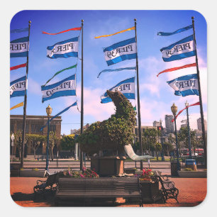 Pier 39 Sea Lion Statue #1 Stickers