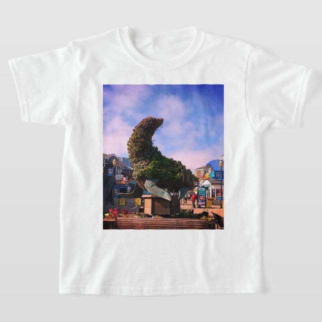 Pier 39 Sea Lion Statue #2 T-shirt (Laydown)