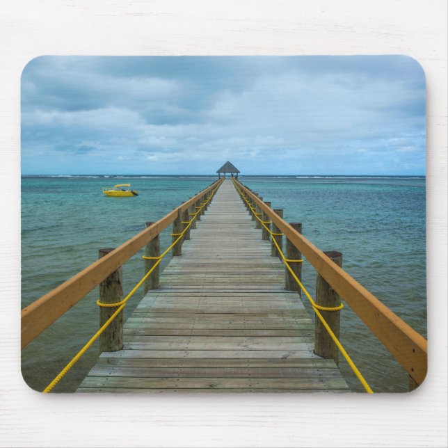 Pier At Coral Coast, Fiji Mouse Mat (Front)