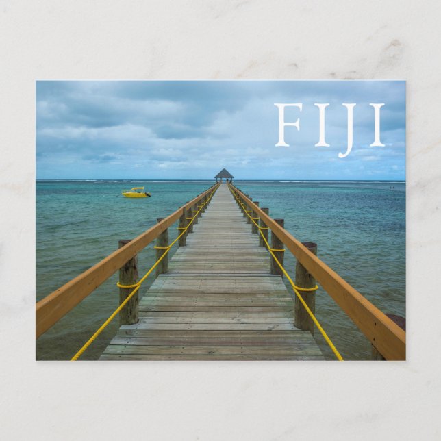 Pier At Coral Coast, Fiji Postcard (Front)