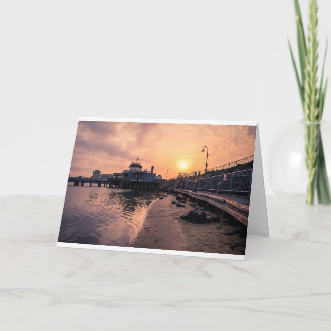 Pier at St Kilda Card (Front)