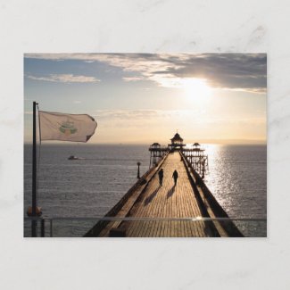 Pier at Sunset - Clevedon, Somerset, UK -