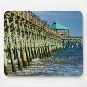 Pier Fishing Mouse Mat