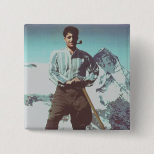 Pier Giorgio Frassati Mountaineer of the Spirit 15 Cm Square Badge