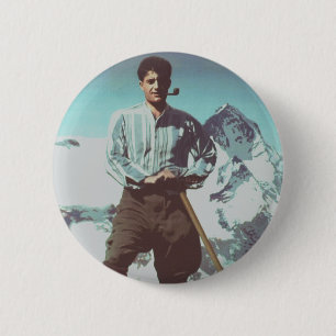 Pier Giorgio Frassati Mountaineer of the Spirit 6 Cm Round Badge
