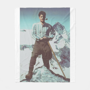 Pier Giorgio Frassati Mountaineer of the Spirit Fleece Blanket