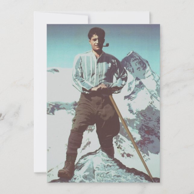 Pier Giorgio Frassati Mountaineer of the Spirit Invitation (Front)
