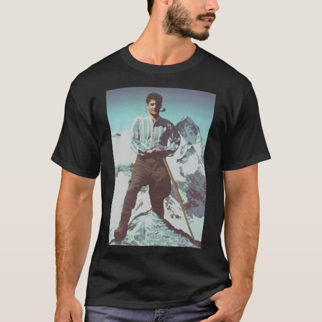 Pier Giorgio Frassati Mountaineer of the Spirit T-Shirt (Front)