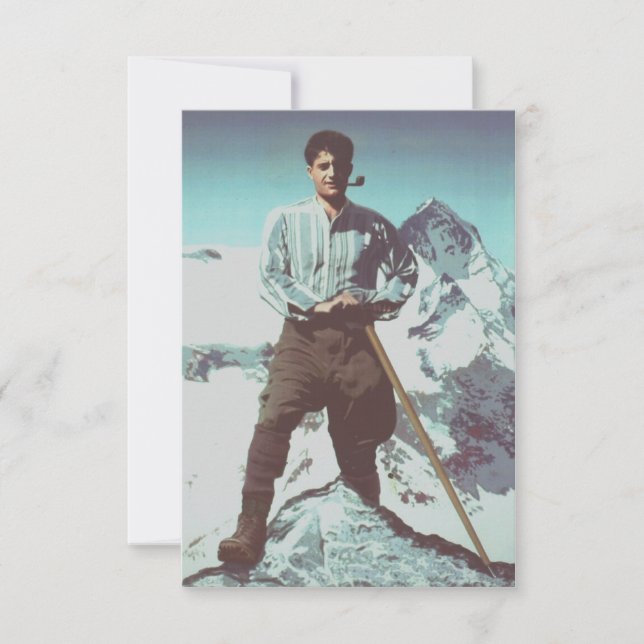 Pier Giorgio Frassati Mountaineer of the Spirit Thank You Card (Front)