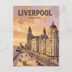 Pier Head England Postcard