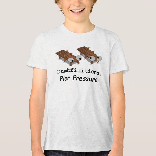 Pier or Peer Pressure Tri-Blend Shirt (Front)