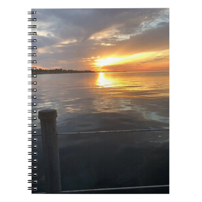 Pier Sunset Notebook (Front)