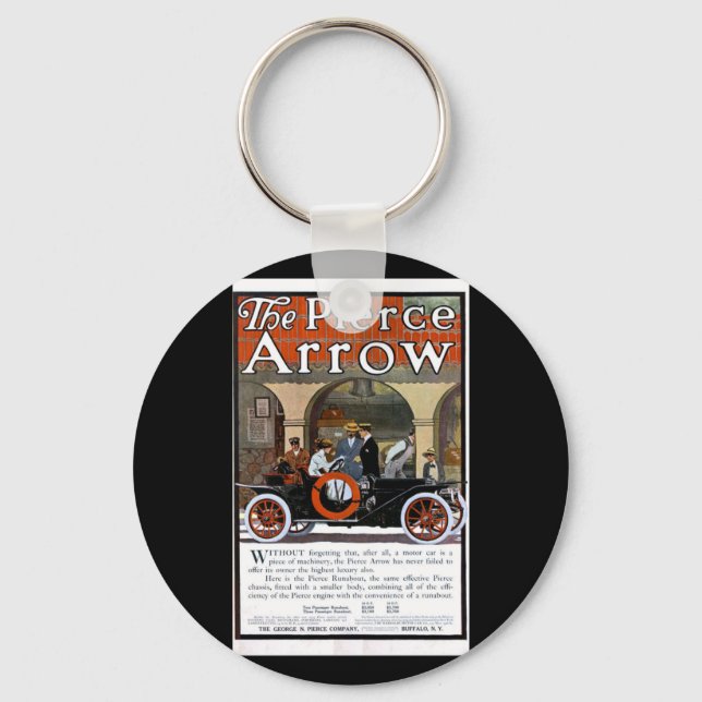 Pierce Arrow Motor Car Key Ring (Front)