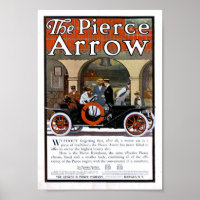 Pierce Arrow Motor Car Poster