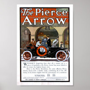 Pierce Arrow Motor Car Poster