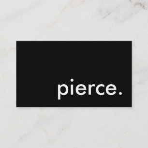 pierce. business card