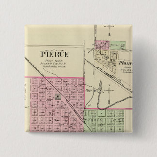 Pierce, Nebraska 15 Cm Square Badge