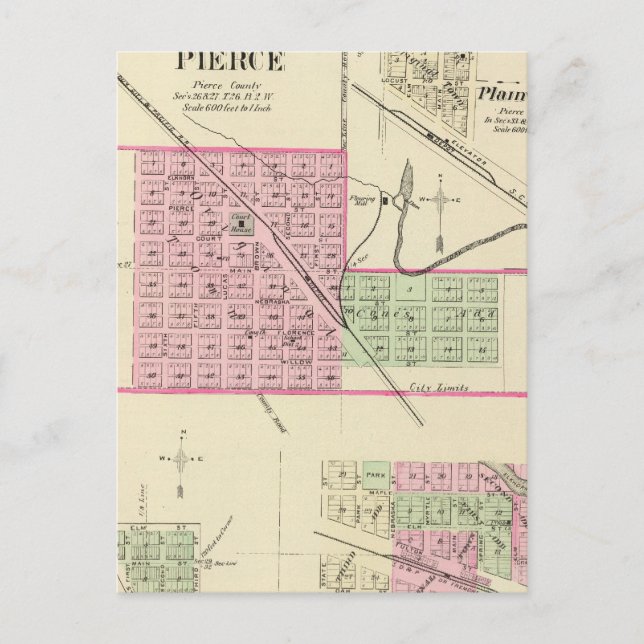 Pierce, Nebraska Postcard (Front)