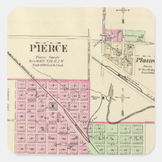 Pierce, Nebraska Square Sticker