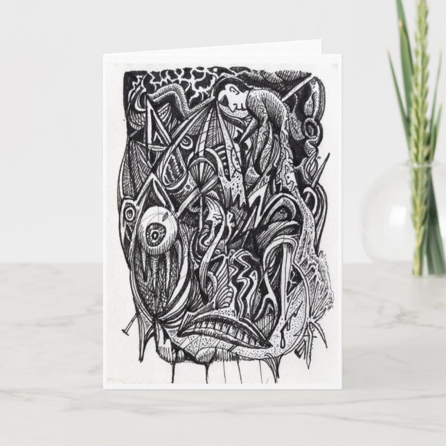Pierced by Brian Benson Greeting Card (Front)