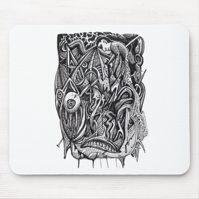 Pierced, by Brian Benson Mouse Mat (Front)
