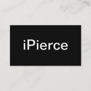 Piercing Business Card