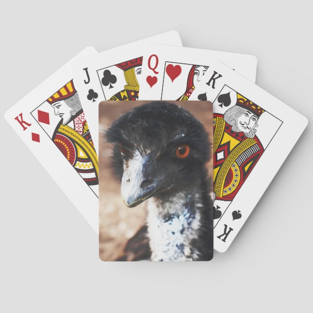 Piercing Eyes of the Outback Playing Cards (Back)