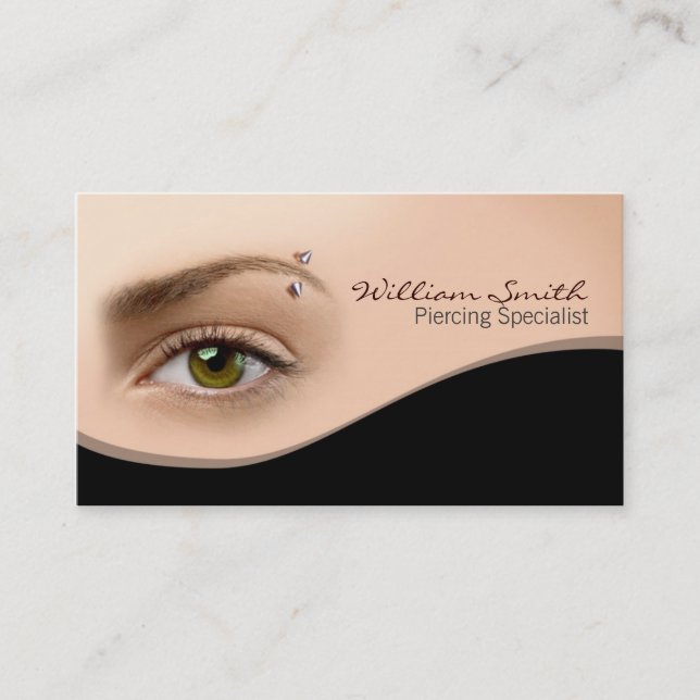 Piercing specialist Business card (Front)