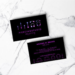 Piercing Specialist Business Card