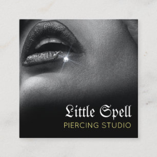 Piercing Studio Tattoo Piercing specialist Square Business Card