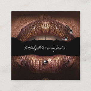 Piercing Studio Tattoo Piercing specialist Square Business Card